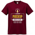burgandy t-shirt