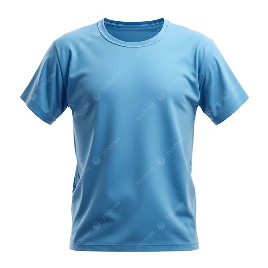 sky blue t-shirt